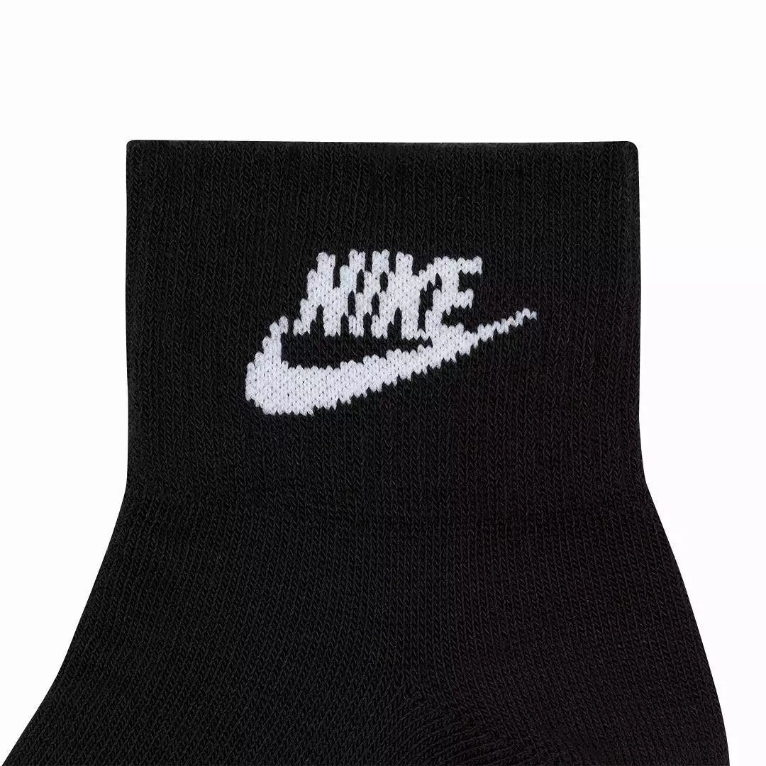 EVERYDAY ESSENTIAL ANKLE SOCKS (3PAIRS) 'BLACK/WHITE'