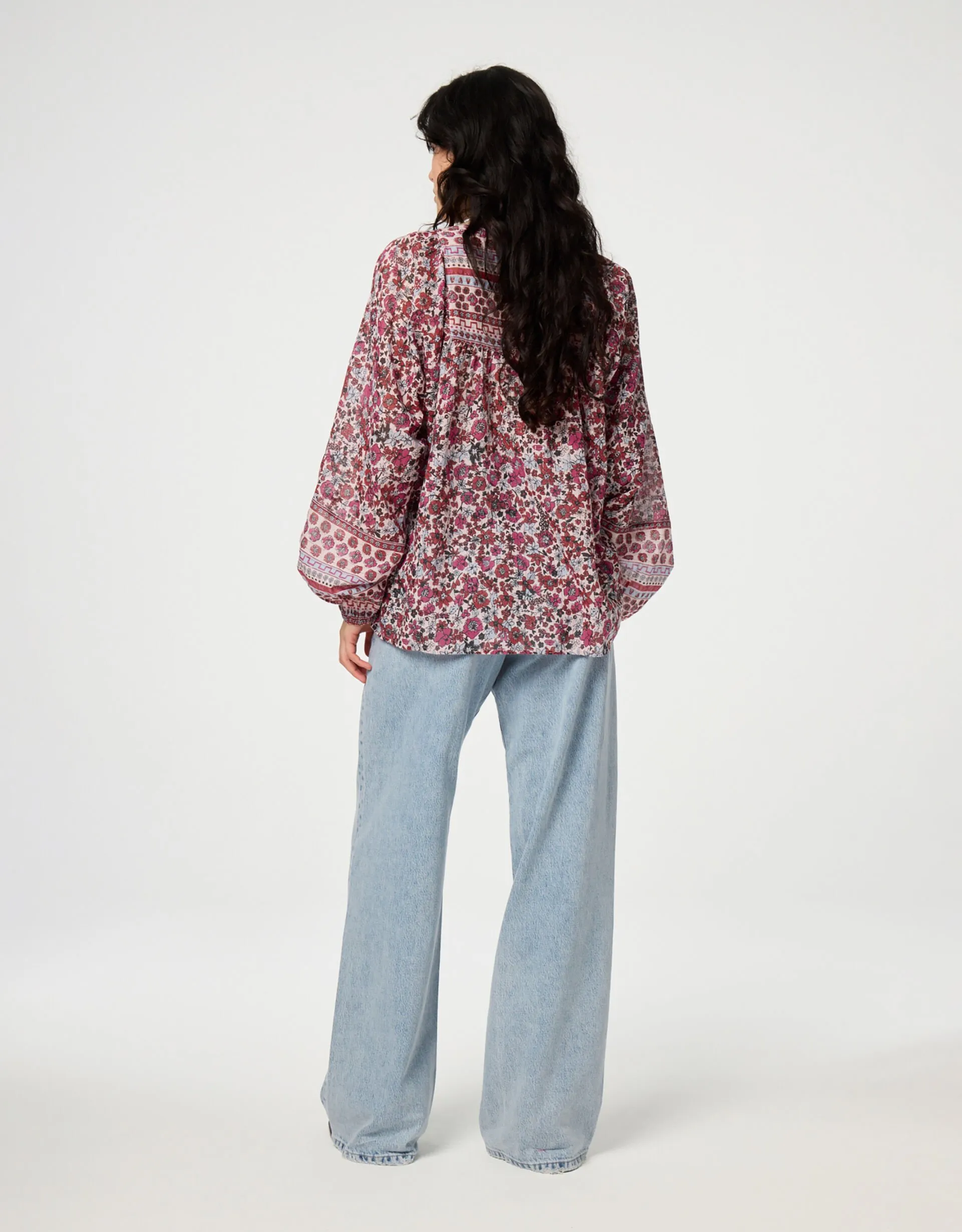 Fabienne Chapot Floral Print Blouse Pink