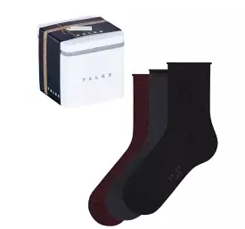 FALKE 3 PK Cotton Ankle Socks