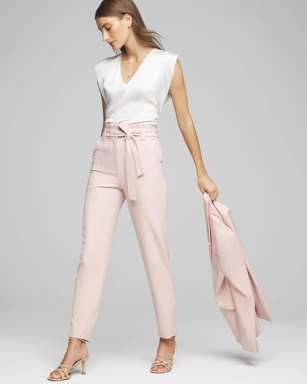 Fluid Tapered Ankle Pants