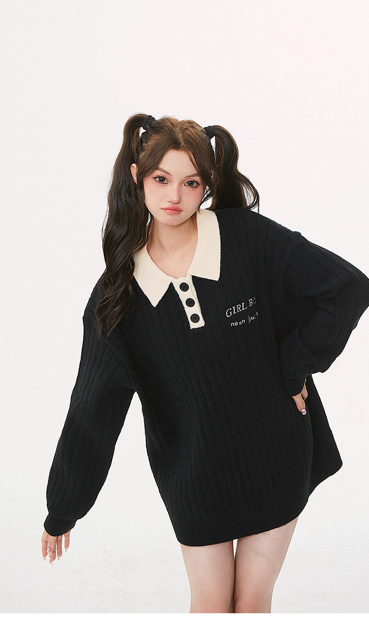 girl boss oversized sweater