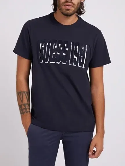 Guess  |Unisex Street Style Short Sleeves T-Shirts