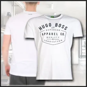 Hugo Boss  |Cotton Short Sleeves Logo T-Shirts