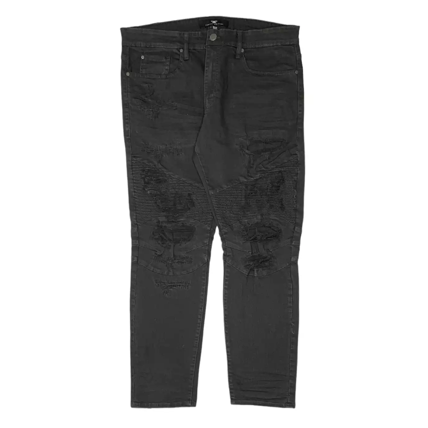 Jordan Craig Aaron Savior Biker Jean (Charcoal) - JM3091