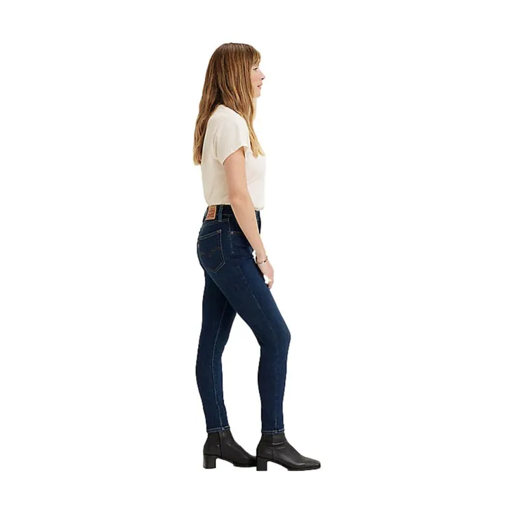 LEVI'S 721 High Rise Skinny Blue Jeans Donna Blue Story