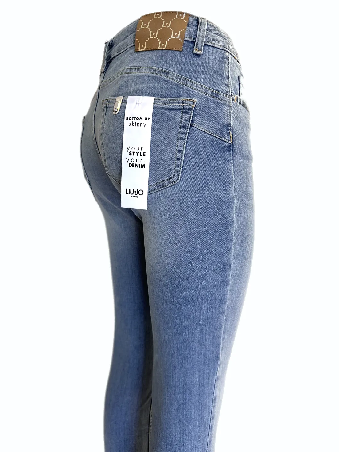 LiuJo – Jeans skinny a vita alta – Art: UA4013 D4896 – New Chiaro