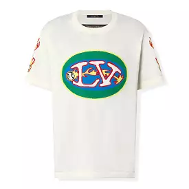 Louis Vuitton Graphic Short Sleeved Crew Neck White T Shirt