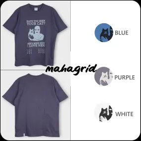 mahagrid  |Unisex Street Style Cotton Logo T-Shirts