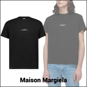 Maison Margiela  |Crew Neck Cotton Short Sleeves Logo Designers