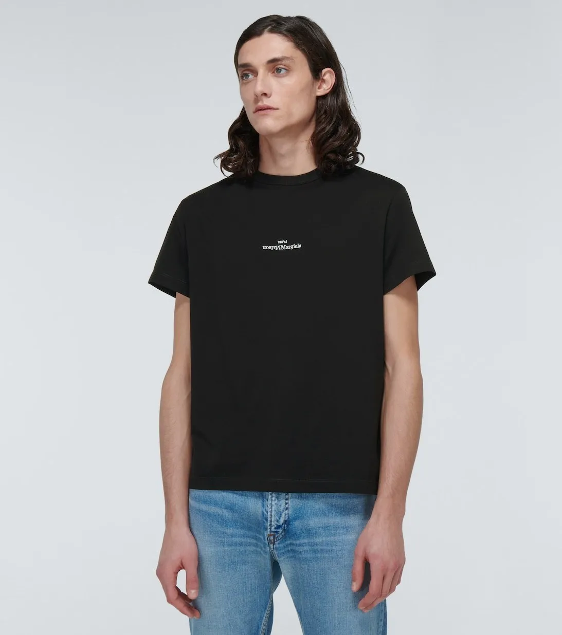 Maison Margiela  |Crew Neck Cotton Short Sleeves Logo Designers