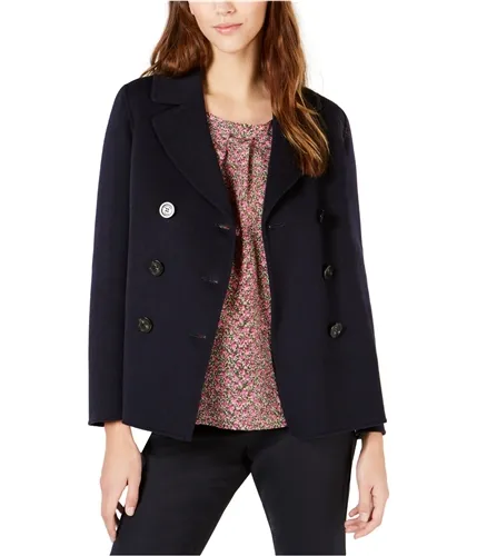 Maxmara Womens Double Breasted Pea Coat