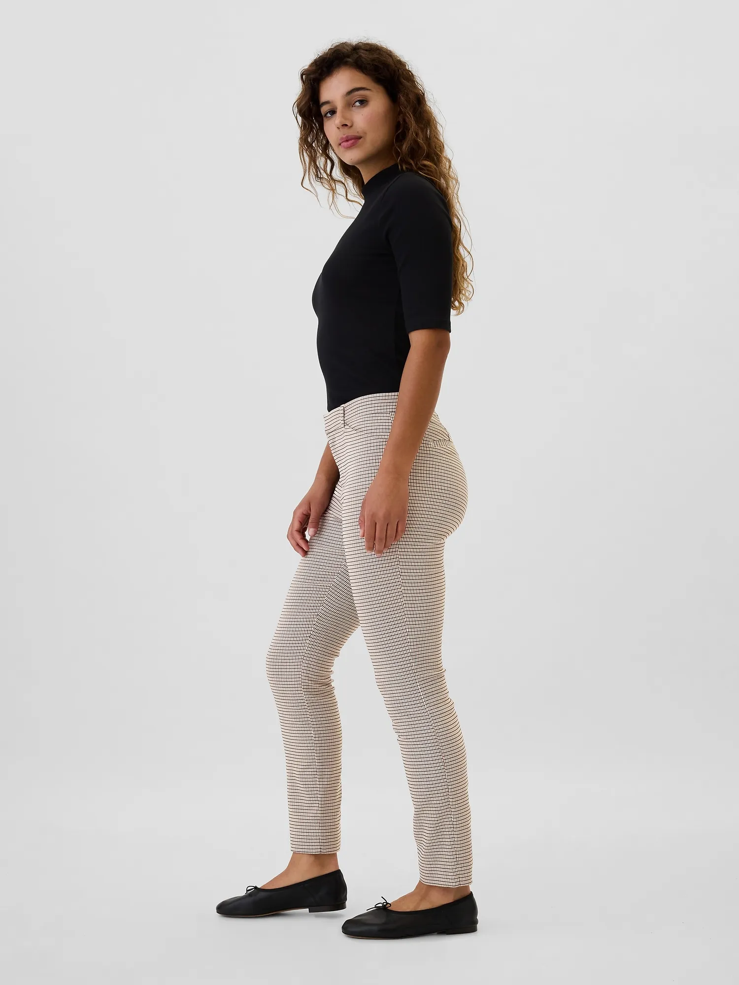 Mid Rise Skinny Ankle Pants