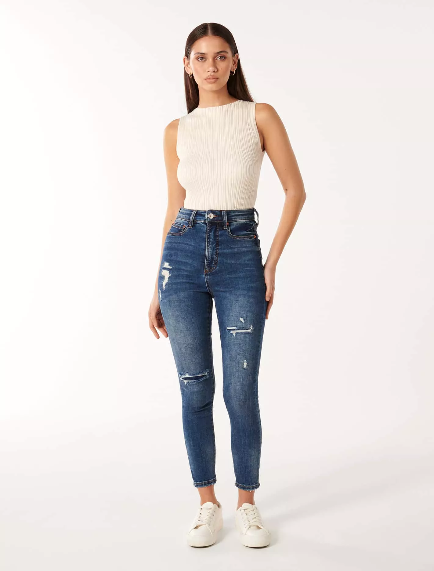 Mila High-Rise Ankle Skinny Jeans