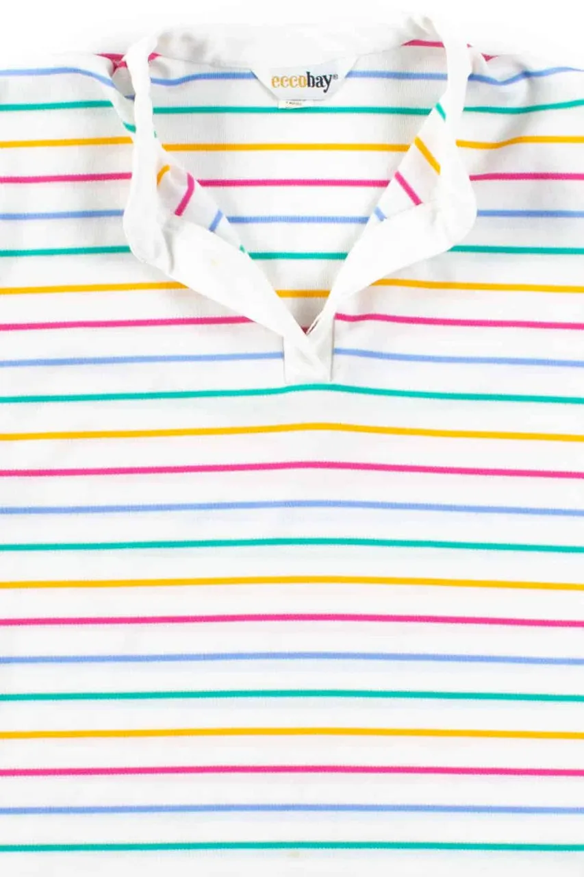 Multicolor Striped Sleeveless Top