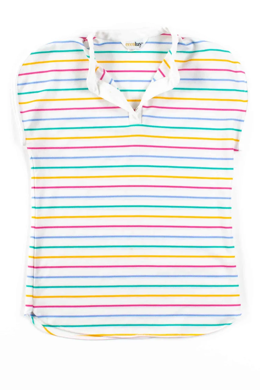 Multicolor Striped Sleeveless Top