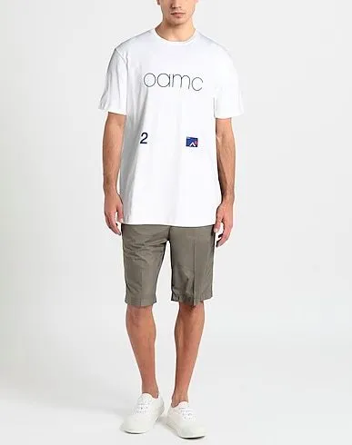 OAMC  |Crew Neck Plain Cotton Short Sleeves Logo Designers