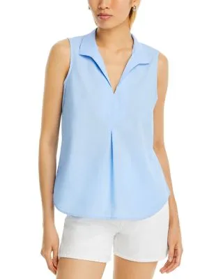 Oceana Poplin Sleeveless Top