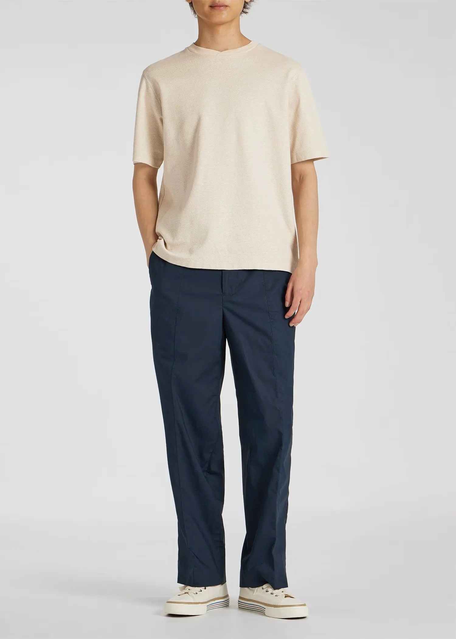 Paul Smith  |Unisex Street Style Plain Short Sleeves Logo Shirts