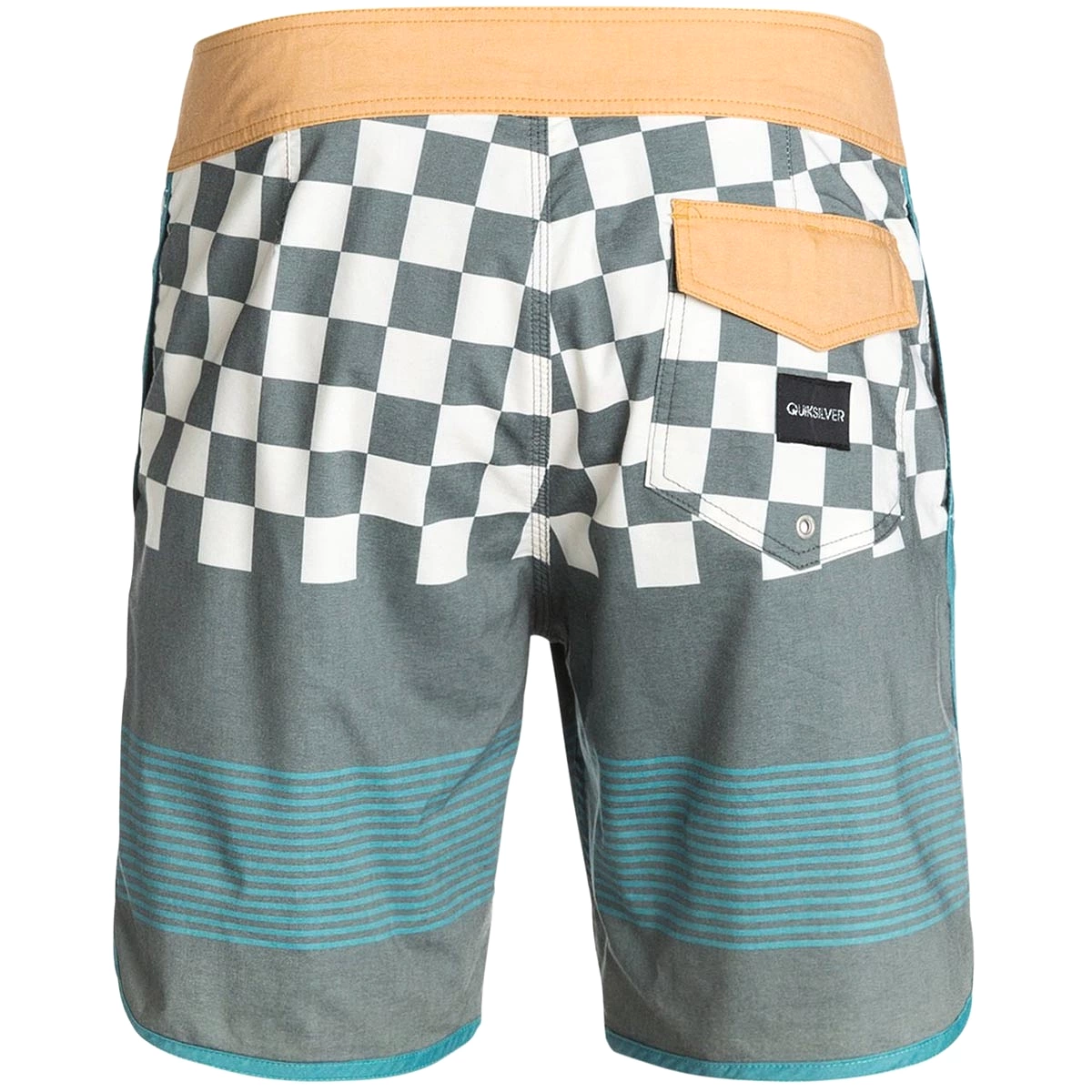 Quiksilver Brigg Block Scallop 19 Men's Boardshort Shorts (Brand New)