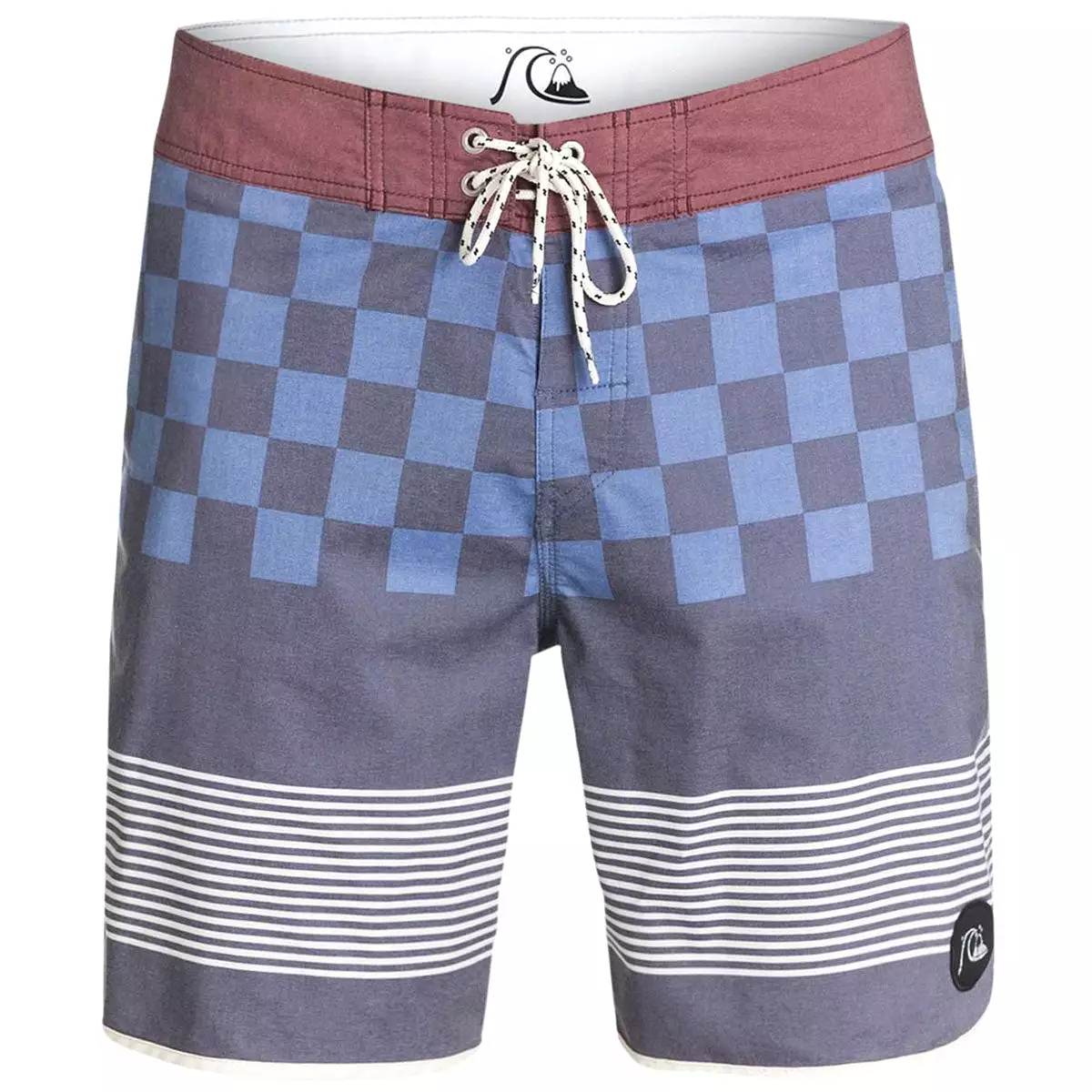 Quiksilver Brigg Block Scallop 19 Men's Boardshort Shorts (Brand New)