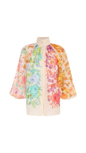 Raie Billow Blouse - Multi Floral