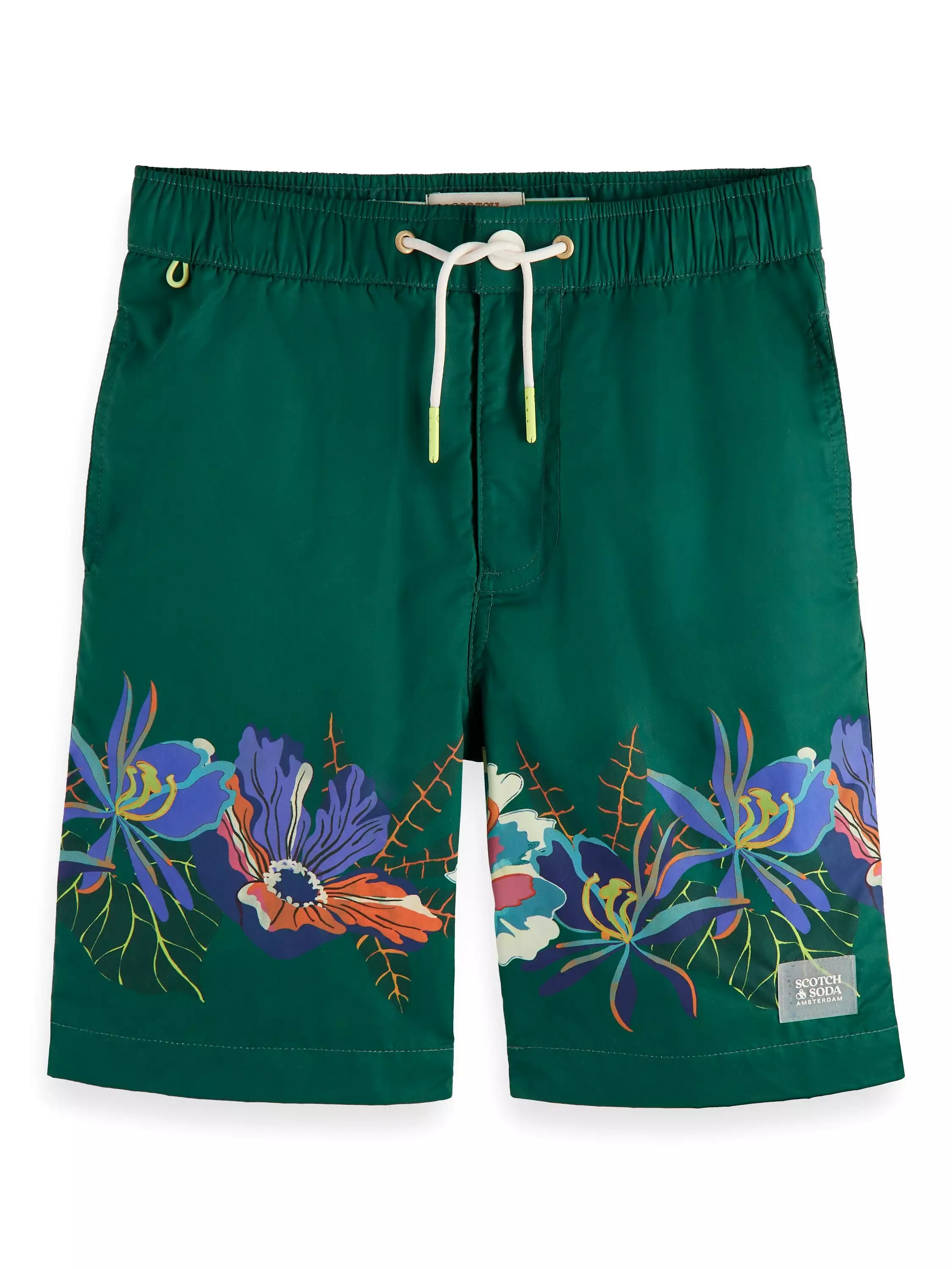 Scotch & Soda Boys Board Shorts _Green 172265-5429