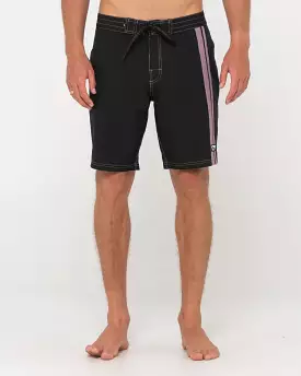 Short Rusty Burnt Rubber Fitted Boardshort* Coal