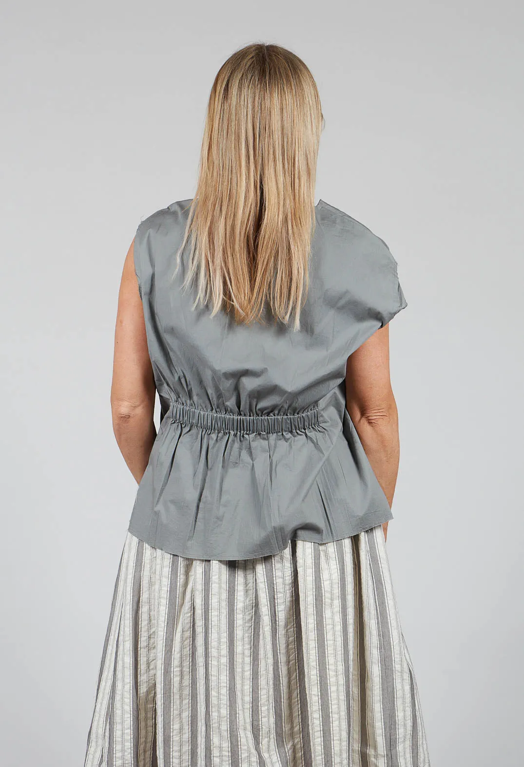 Sleeveless Top in Ferro