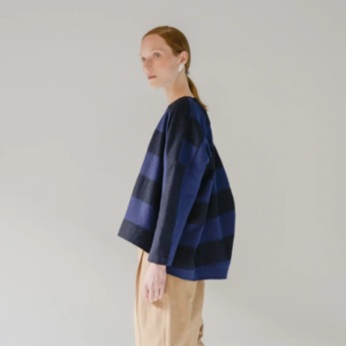 Soto Sweater - Blue/Black Stripe