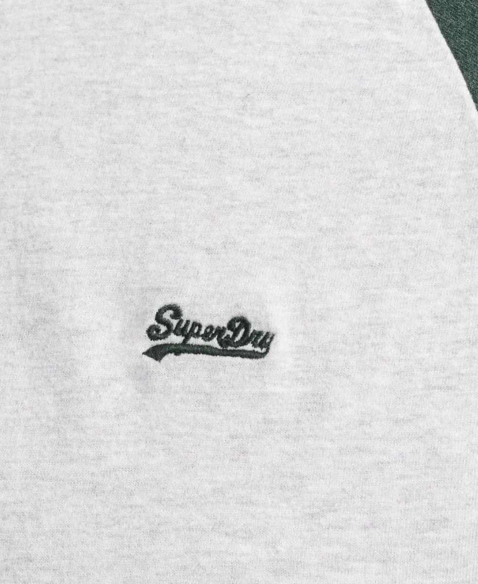 Superdry Vintage Baseball T-Shirt Glacier Grey