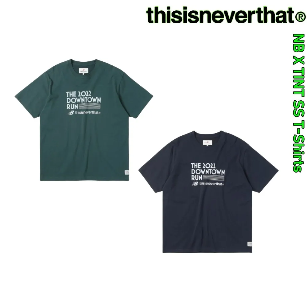 thisisneverthat  |Unisex Street Style Collaboration Cotton Short Sleeves Logo