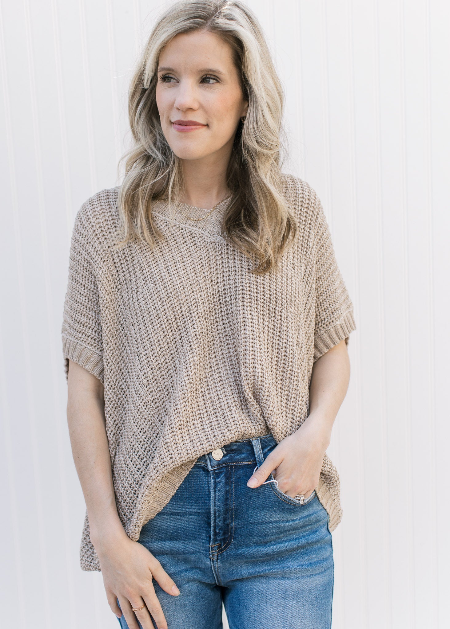 Transitions Taupe Sweater