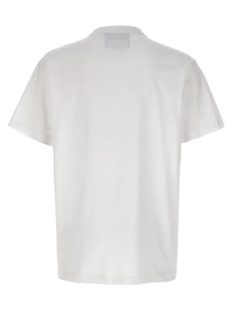 VERSACE  |Cotton Short Sleeves Logo Luxury T-Shirts