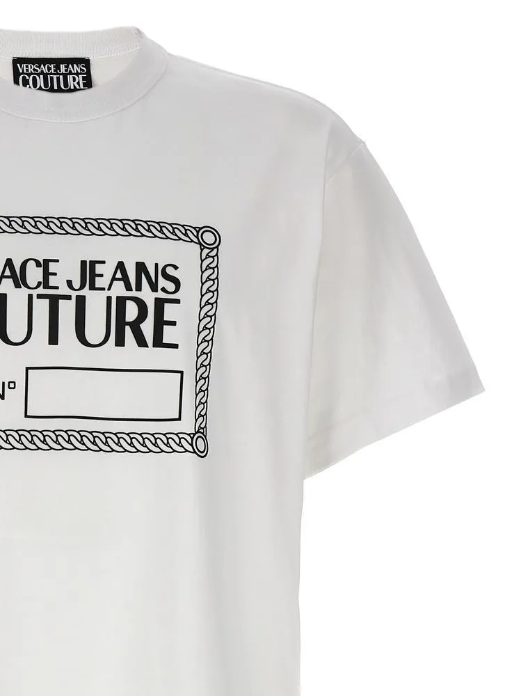 VERSACE  |Cotton Short Sleeves Logo Luxury T-Shirts