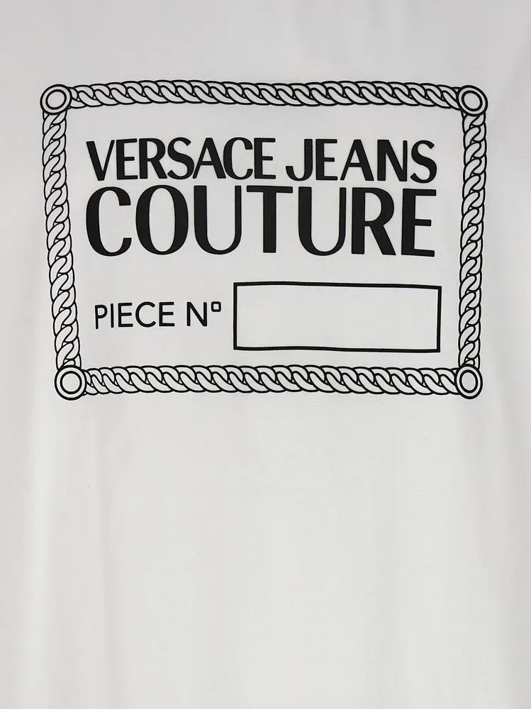 VERSACE  |Cotton Short Sleeves Logo Luxury T-Shirts