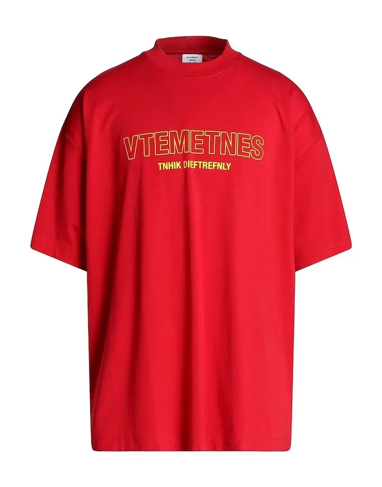 VETEMENTS  |Street Style Short Sleeves Logo T-Shirts