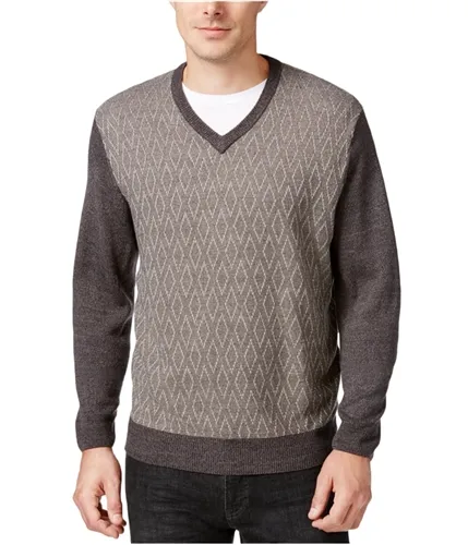 Weatherproof Mens Diamond Pullover Sweater