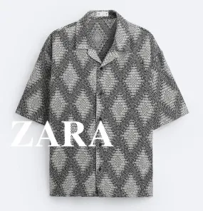 ZARA  |Short Sleeves Shirts